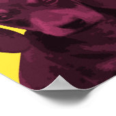 Poster de Dachshund Pop-Art (Coin)