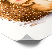 Poster de Dale et Peggy Valentine Hedgehogs Imprim (Coin)