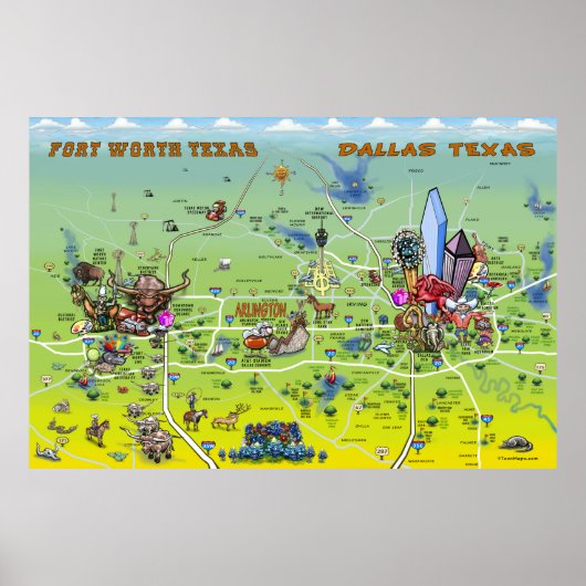 Poster de Dallas Fort Worth (Devant)