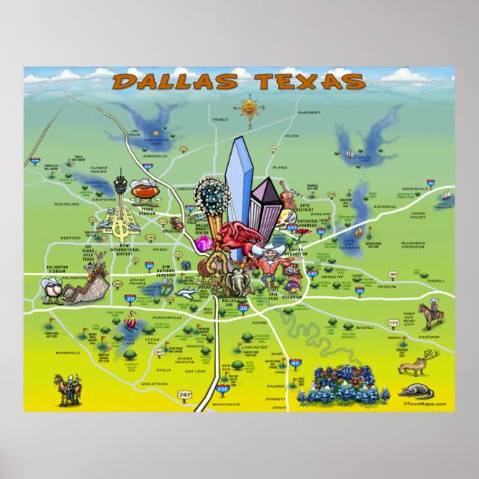 Poster de Dallas Texas (Devant)