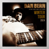 Poster de Dan Bern Winter Tour 2024 (Devant)