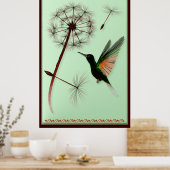 Poster de Dandelion et Little Green Hummingbird (Cuisine)