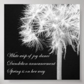 Poster de Dandelion Haiku (Devant)