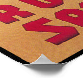 Poster de danse Art Déco Danseurs de salle de bal (Coin)