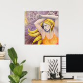 Poster de danse de la déesse du feu (Bureau à domicile)