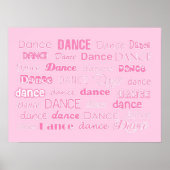 Poster de danse rose (Devant)