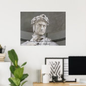 Poster de Dante Alighieri avec une citation inspir (Bureau à domicile)