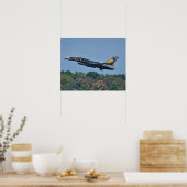 Poster de décollage d'avion de chasse F-16 (Cuisine)