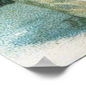 poster de décoration de bonhomme de neige et chats (Coin)