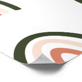 Poster de décoration de la pouponnière Boho Dark S (Coin)