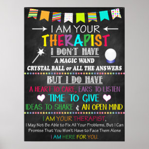 Poster de décoration du bureau du thérapeute magiq