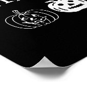 Poster de décoration éffrayante Halloween (Coin)