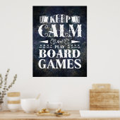 Poster de décoration murale de Grunge Board Games (Cuisine)