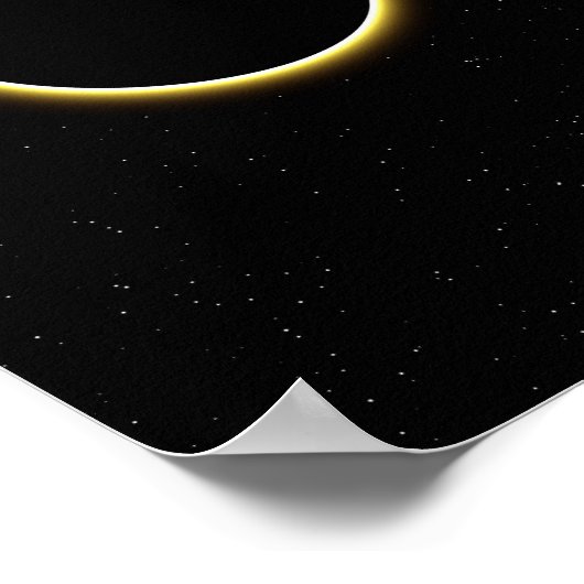 Poster de décoration murale Eclipse solaire (Coin)