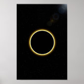 Poster de décoration murale Eclipse solaire (Devant)