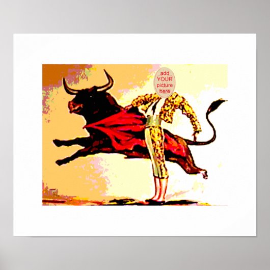 Poster de découpe du carnaval de Bullfighter (Devant)