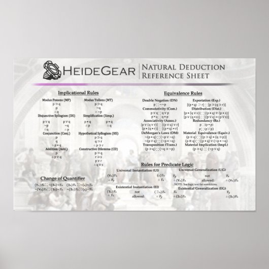 Poster de déduction (Devant)