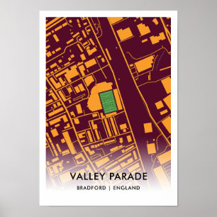 Poster de défilé de la vallée - Accueil de Bradfor