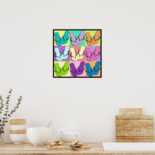 Poster de défilé Flip Flop (Cuisine)