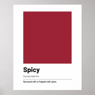 Poster de définition d'amour - Art moderne rouge
