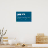 Poster de définition de l'Humour-barbier (Cuisine)
