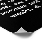 Poster de définition de l'ineptocratie (petite 16" (Coin)