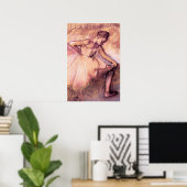 Poster de Degas Pink Ballerina (Bureau à domicile)