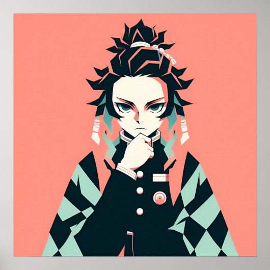 Poster de Demon Slayer Tanjiro (Devant)