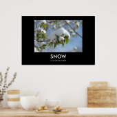 Poster de démotivation de la neige d'avril (Cuisine)