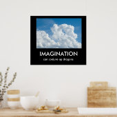 Poster de démotivation de l'imagination (Cuisine)