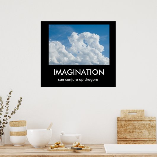Poster de démotivation de l'imagination (Cuisine)