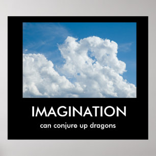Poster de démotivation de l'imagination