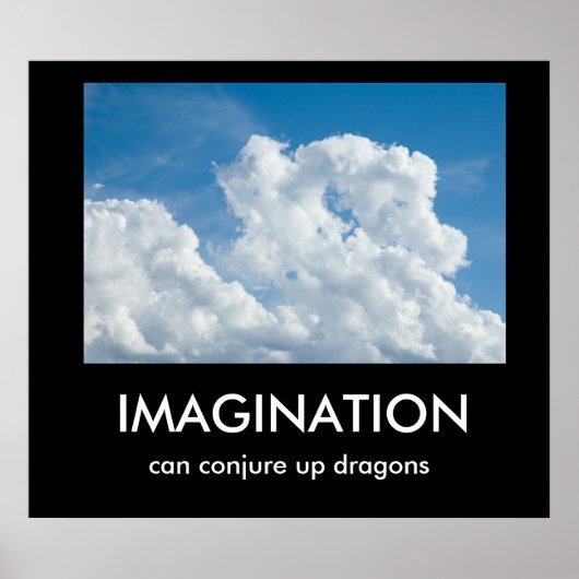 Poster de démotivation de l'imagination (Devant)
