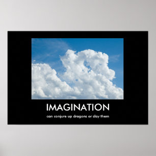 Poster de démotivation de l'imagination