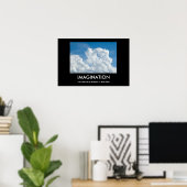 Poster de démotivation de l'imagination (Bureau à domicile)