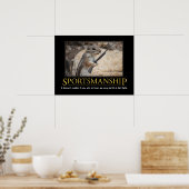 Poster de démotivation : Écureuil d'esprit sportif (Cuisine)