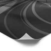 Poster de dentiste Perfect Black Teeth Smile (Coin)