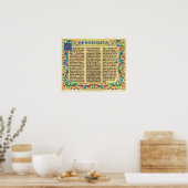 Poster de DESIDERATA par Max Ehrmann=Florentine II (Cuisine)