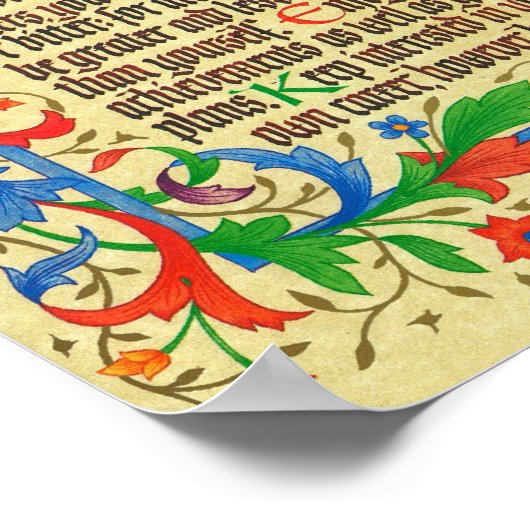 Poster de DESIDERATA par Max Ehrmann=Florentine II (Coin)