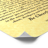 Poster de DESIDERATA par Max Ehrmann-Golden Parchm (Coin)