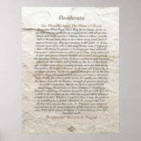 Poster de DESIDERATA par Max Ehrmann=Moonstone