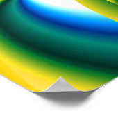 Poster de design abstrait coloré (Coin)