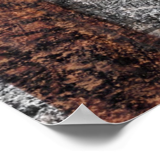 Poster de design d'Art Graphic Grunge de Londres (Coin)