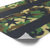 Poster de design de caméra du drapeau de Chicago (Coin)