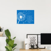 Poster de design de Dandelion Wings (Bureau à domicile)