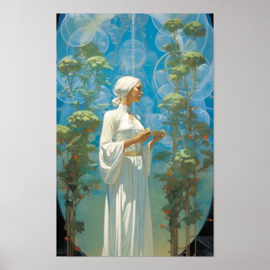 Poster de design de personnage Moebius Maxfi à cou (Devant)