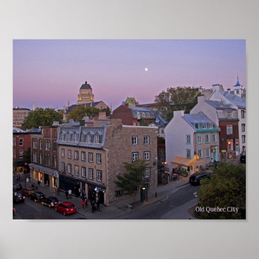 Poster de design du Vieux-Québec (Québec) (Devant)