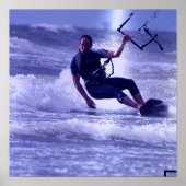 Poster de design Kiteboard (Devant)