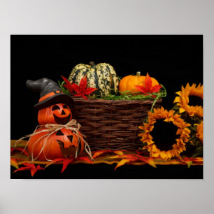 Poster de design pour Halloween foncé