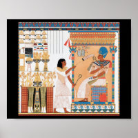 Poster de design royal égyptien